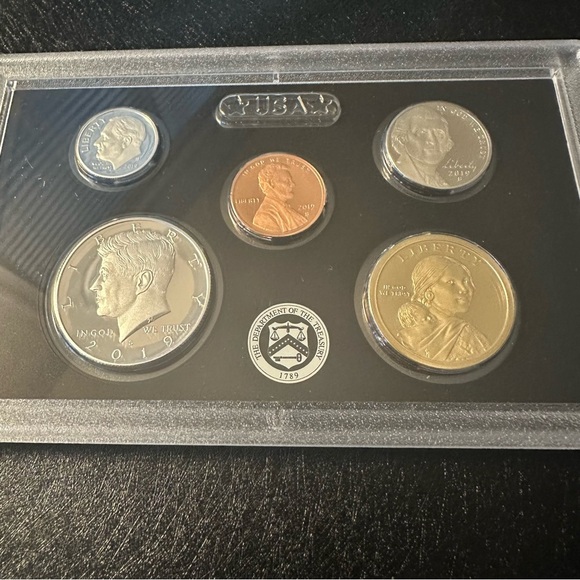 2019 U.S. Mint Silver Proof Set w/ COA & 2019-W Lincoln Cent – 10 Coins - Picture 3 of 16